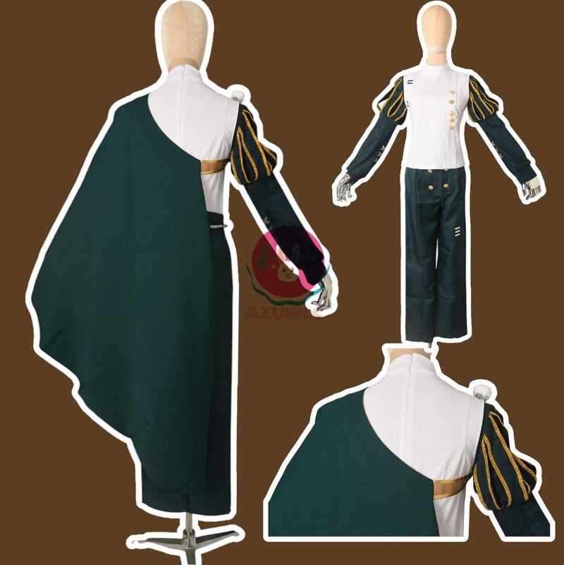 第五人格 騎士 ボタンメガネ付きコスプレ衣装 コスチュームセット 演劇服 リチャード・スターリング 女性 レディース cosplay