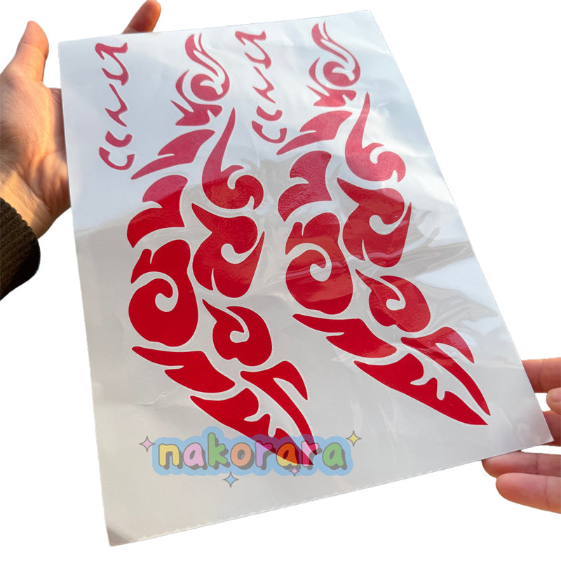 Nakorara ゼンゼロ 葉瞬光 転写タトゥーシール 28cm×8.5cm | よう
