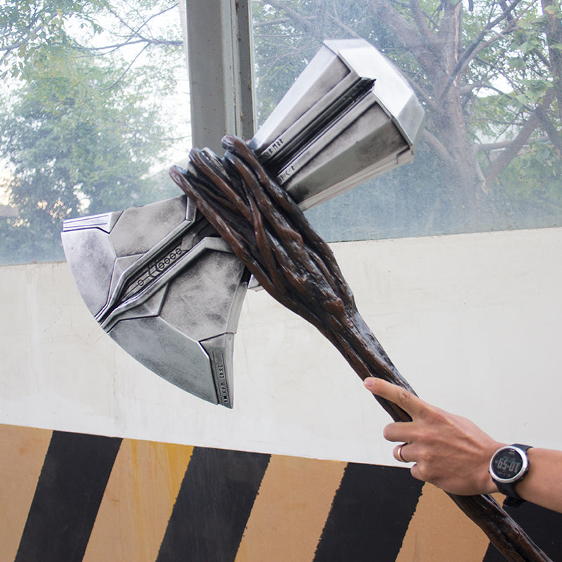 Nakorara 映画 マーベル アベンジャーズ/エンドゲーム ミョルニル 1:1樹脂製 105cm 武器レプリカ コスプレ道具 工芸品 装備品