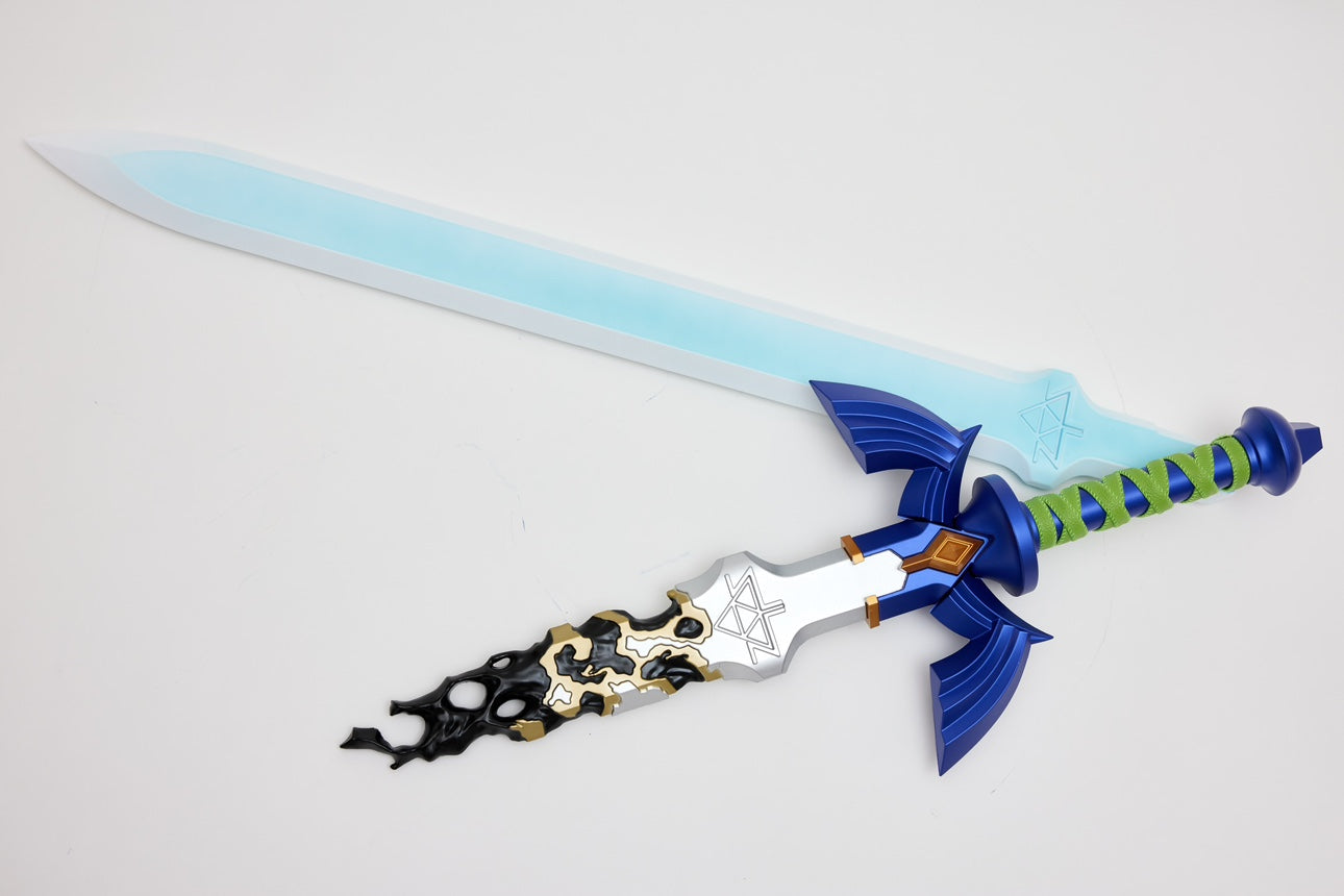 Nakorara ティアキン リンク 剣 マスターソード 金属製 柄 残刃 コスプレ 装備 Link 完成度高 ゼルダの 武器 伝説 模造刀 模擬刀 観賞用 コレクション コスプレ道具 イベント プレゼント グッズ 道具 小物