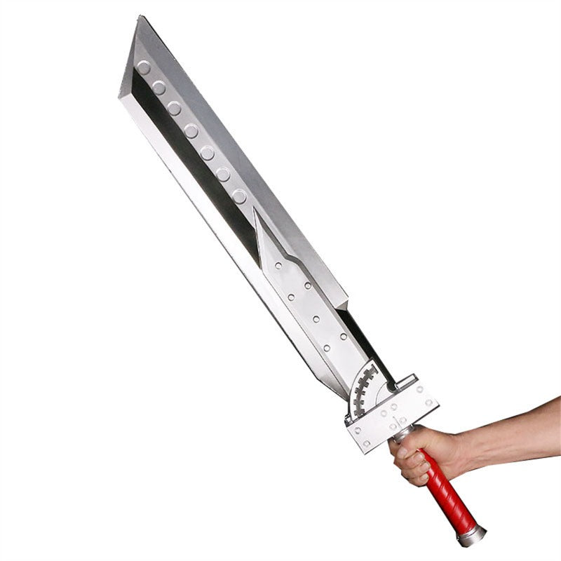 Nakorara FF7 クラウド・ストライフ 合体剣 PU製 バスターソード コスプレ 装備 Cloud Strife ファイナル ファンタジー VII コスプレ 模造刀 模擬刀 観賞用 コレクション コスプレ道具 イベント プレゼント グッズ 道具 小物
