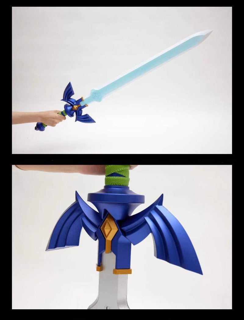 Nakorara ティアキン リンク 剣 マスターソード 金属製 柄 残刃 コスプレ 装備 Link 完成度高 ゼルダの 武器 伝説 模造刀 模擬刀 観賞用 コレクション コスプレ道具 イベント プレゼント グッズ 道具 小物