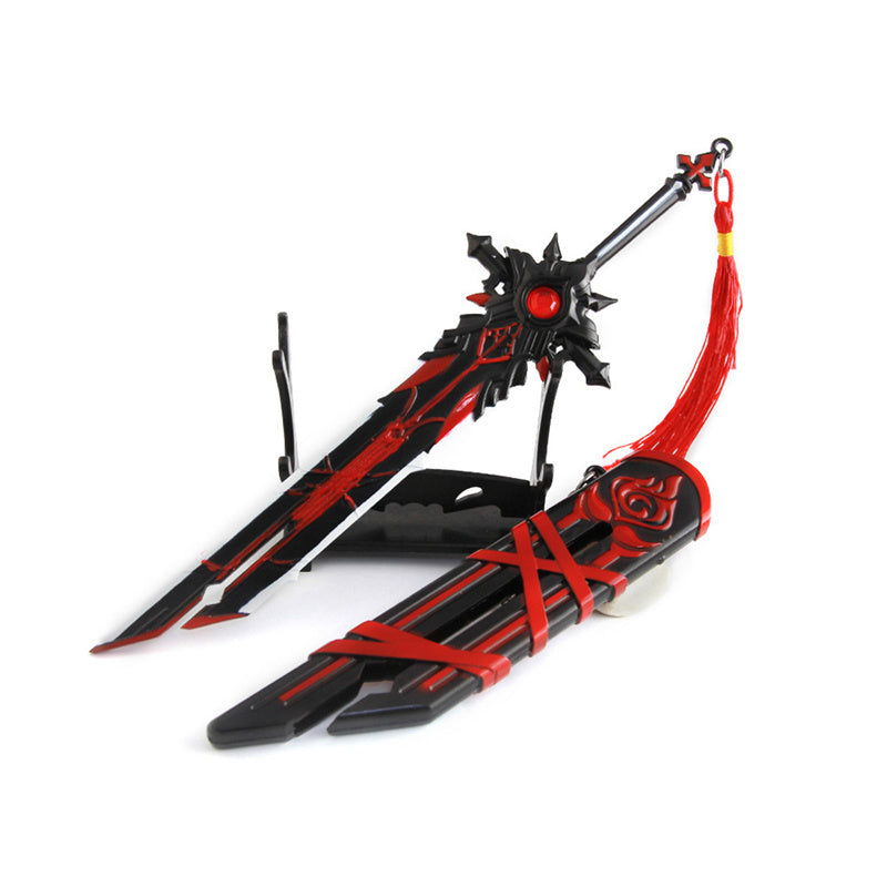Nakorara 原神 狼の末路 21cm 鞘付ミニチュア 武器モデル ダイキャスト