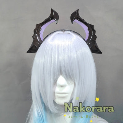 Nakorara　原神　ドゥリン　角　髪飾り　コスプレ道具　16cm　Durin　アクセサリー　龍人・ホムンクルス　イベント　ドラゴンスパイン　PLA材質