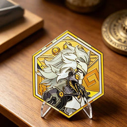 Nakorara　ゼンゼロ風　盤岳　缶バッジ　合金製　ばんがく　アクセサリー　萌えグッズ　同人グッズ