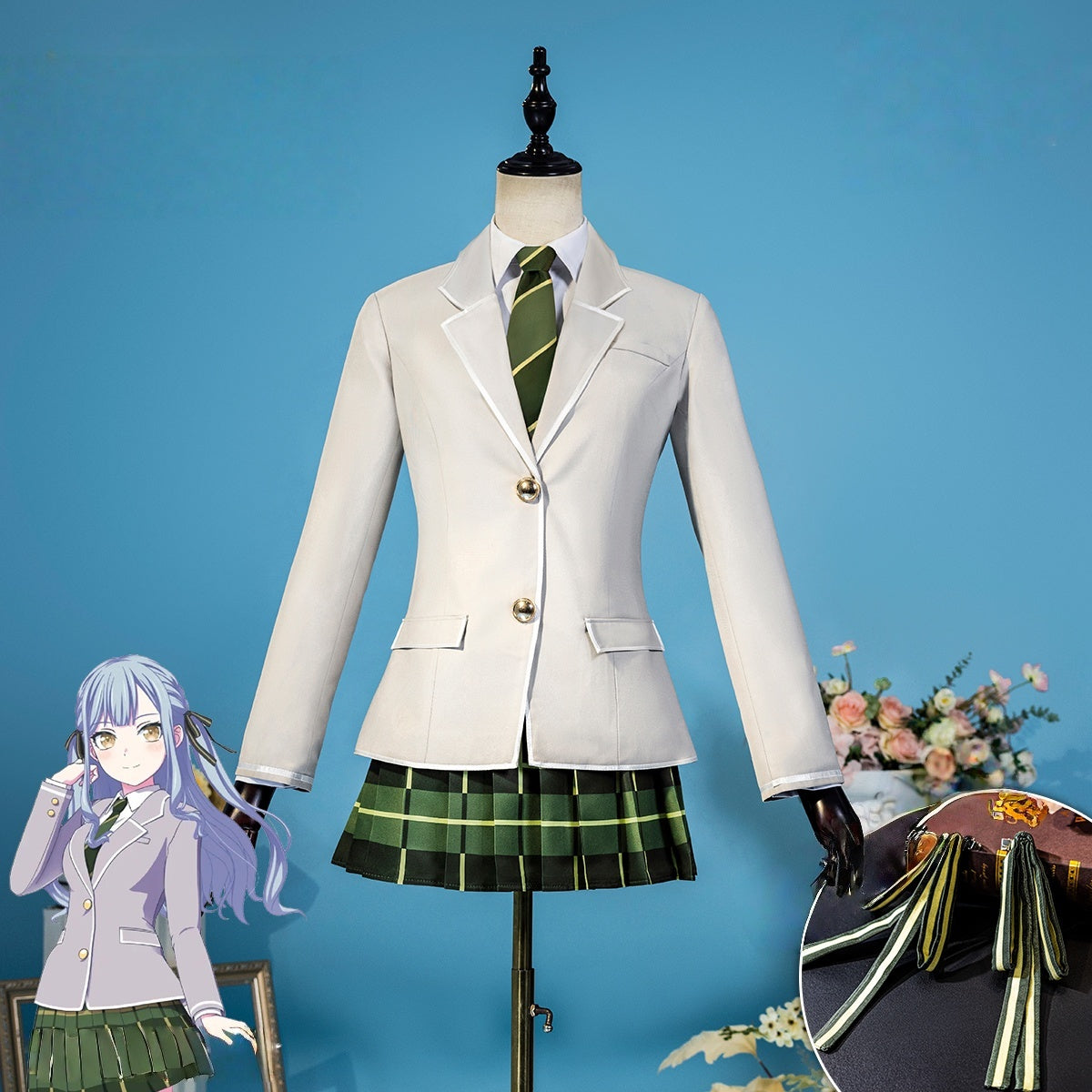 Nakorara BanG Dream! バンドリ Ave Mujica 豊川 祥子 コスプレ衣装 と