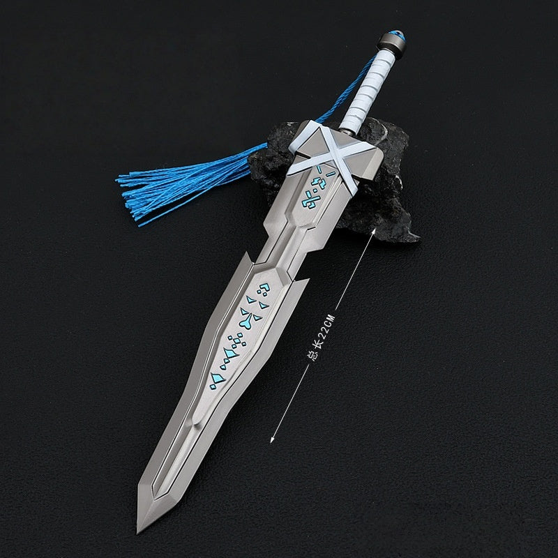 Nakorara アラド戦記 ミニチュア　大剣　剣モデル　22CM武器モデル　サムライ刀　DNF　 1/6スケール 日本刀　剣士装備 剣鬼　フィギュア　ダイキャスト製　工芸品　武器ファン　装備 Namini012