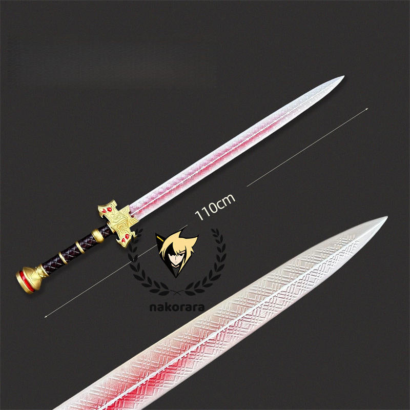 Nakorara NARAKA: BLADEPOINT　  正陽剣　コスプレ道具　武器モデル　片手剣　110cm　PU製　武器model　  ナラカ　Naraka　イベント　仮装