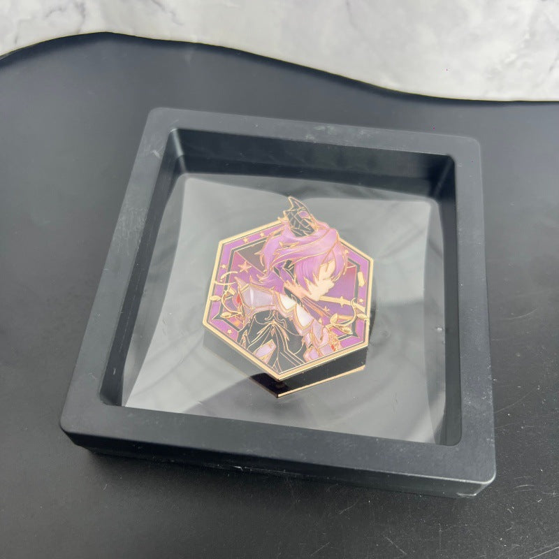 Nakorara 原神 ドゥリン プレゼント 可愛い 紫色 炎 印象グッズ 同人