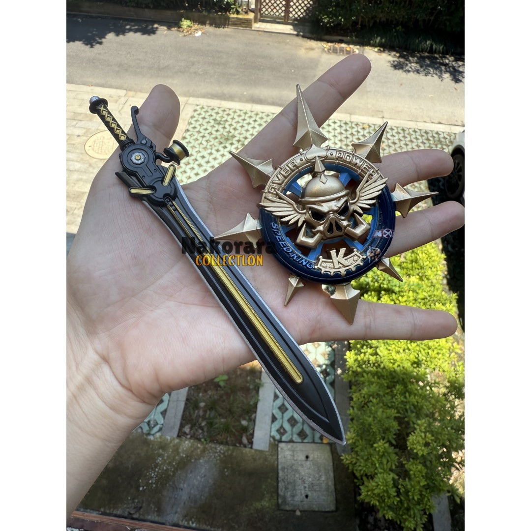 Nakorara ゼンレスゾーンゼロ 青衣 シーザー アストラ 武器レプリカ｜3D立体造型 高精度ダイカスト プロ仕様塗装 等スケール再現