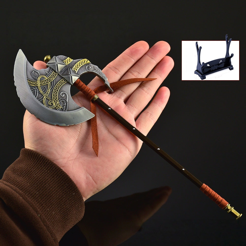 Nakorara　エルデンリング　斧　30cm　185g　ミニチュア　ダイキャスト製 武器モデル 萌えグッズ