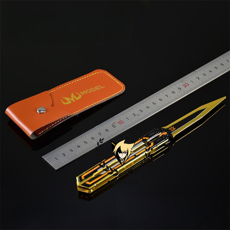 nakorara ヴァロラント VALORANT Champions 2025 バタフライナイフ 22cm  VCT 2025 Champions Paris 合金モデル ミニサイズ コレクターズアイテム ダイカスト工芸品 静物ディスプレイ