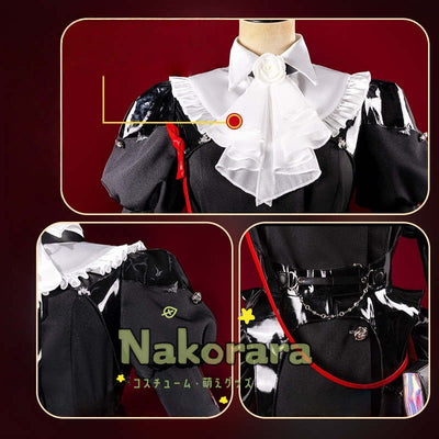 Nakorara　アークナイツ　エンテレケイア コスプレ衣装　礼服　洋服　 Entelechia　ウィッグ+シューズ追加可能
