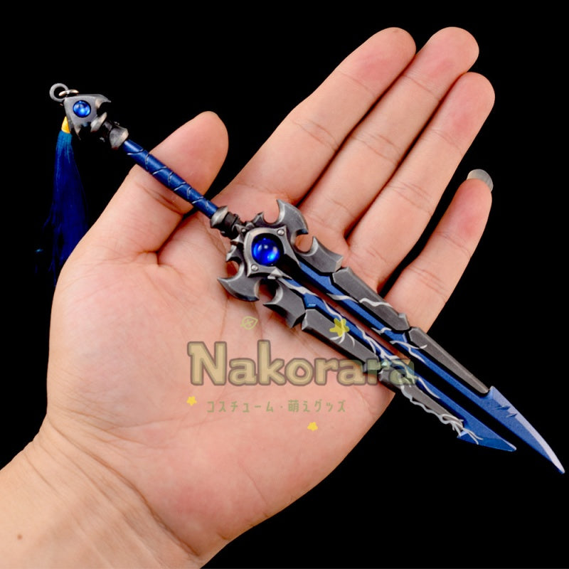Nakorara　ワールド オブ ウォークラフト　ミニチュア　21㎝　WoW ダイキャスト製　萌えグッズ　アクセサリー　  World of Warcraft　  フィギュアスケート　武器ファン　装備品　工芸品　namini031