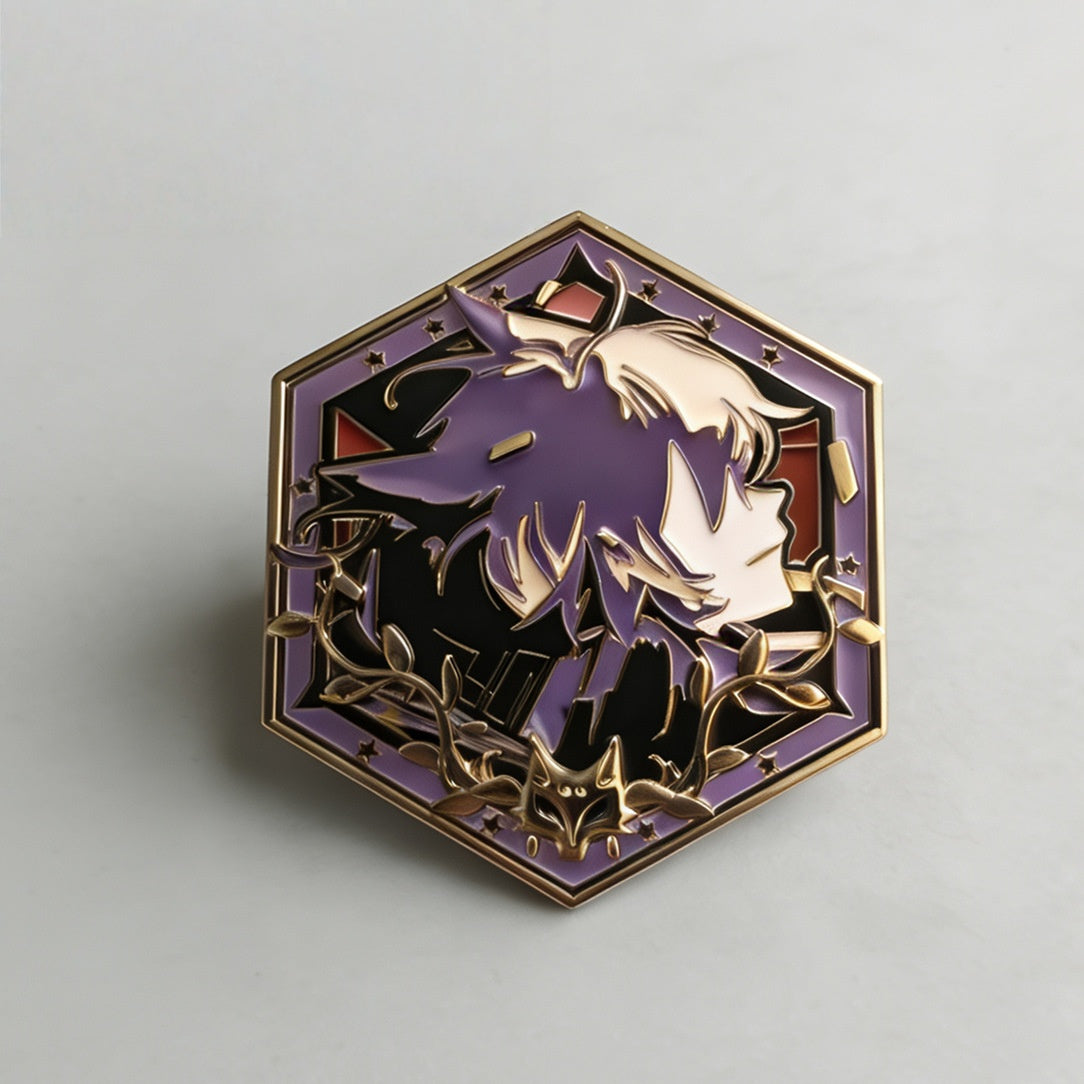 nakorara アークナイツ Lappland 　ラップランド 缶バッジ　5㎝　Arknights 缶バッジ　アークナイツ：エンドフィールド 萌えグッズ　非公式グッズ　装備品　飾り　合金製　