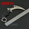 Nakorara　バイオハザード8　バイオ8　カランビットナイフ　18㎝　154g　ミニチュア　ダイキャスト製　Resident Evil Village　武器レプリカ　モデル　アクセサリー　萌えグッズ