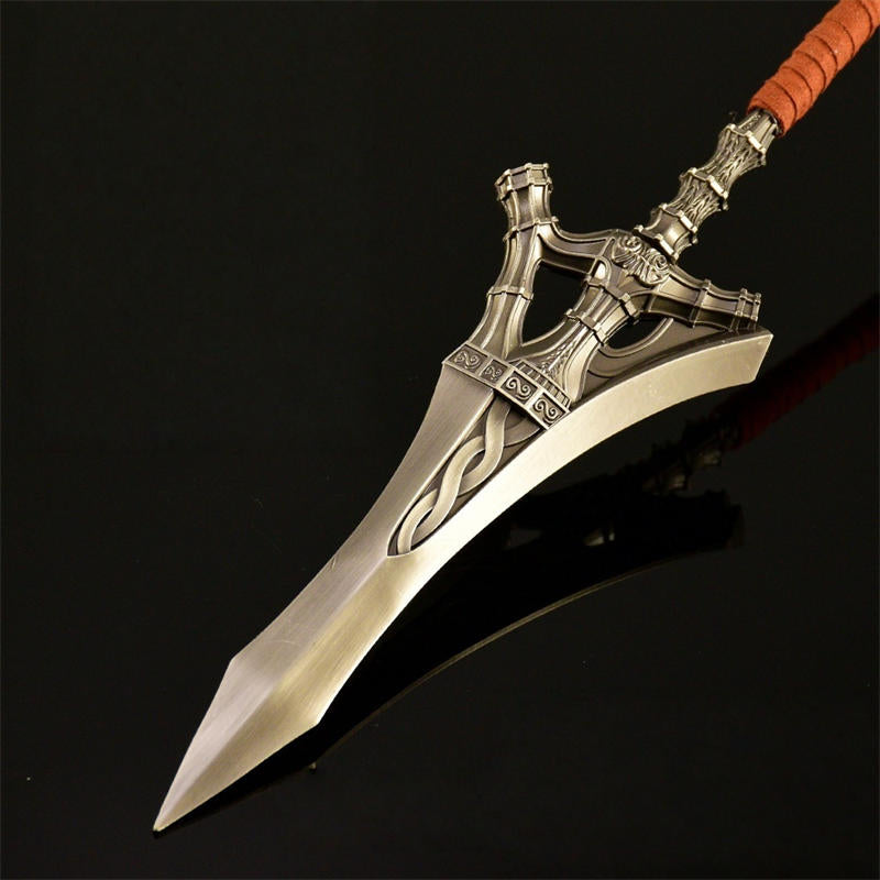 Nakorara エルデンリング 大蛇狩り 30cm　大槍　mini武器　165g ライカード　冒涜の君主　model　ミニチュア　アクセサリ　武器fan　