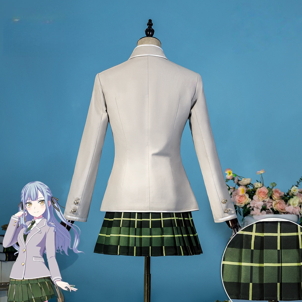 Nakorara　BanG Dream! バンドリ　Ave Mujica　豊川 祥子　コスプレ衣装　とがわ さきこ　ユニフォーム　JK服アヴェ ムジカ　 オブリビオニス 羽丘制服　