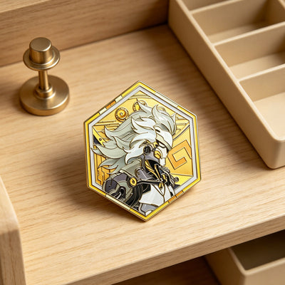 Nakorara　ゼンゼロ風　盤岳　缶バッジ　合金製　ばんがく　アクセサリー　萌えグッズ　同人グッズ