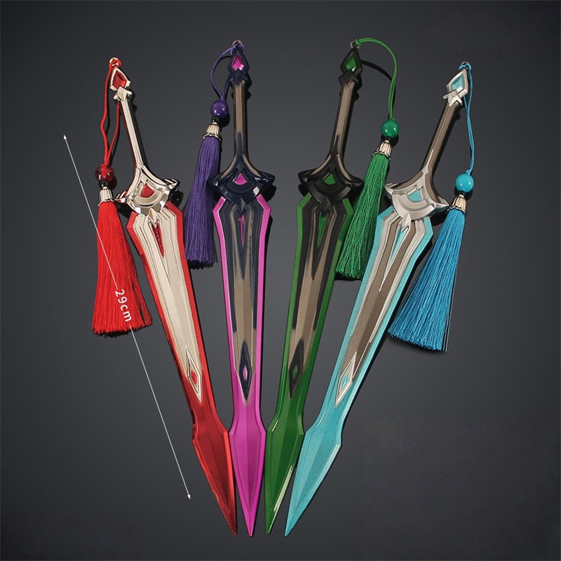 Nakorara　Valorant 　インターヘルム ソード　ミニチュア　29㎝　139g　武器レプリカ ヴァロラント 　工芸品　アクセサリー　武器ファン　