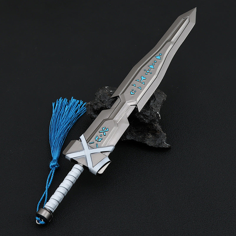Nakorara アラド戦記 ミニチュア　大剣　剣モデル　22CM武器モデル　サムライ刀　DNF　 1/6スケール 日本刀　剣士装備 剣鬼　フィギュア　ダイキャスト製　工芸品　武器ファン　装備 Namini012