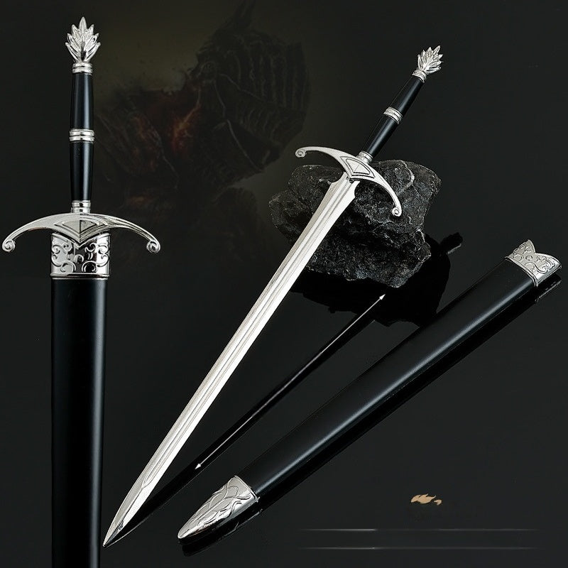 Nakorara　DARK SOULS ダークソウル 　アルトリウスの大剣　スタードソード　22cm　mini武器　ミニチュア　直剣　モデル　ダイキャスト製　武器レプリカ