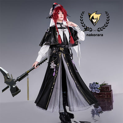 Nakorara　アークナイツ　グレースベアラー　コスプレ衣装　髪飾り付き　聆音 Gracebearer　costume　イベント　仮装　Halloween