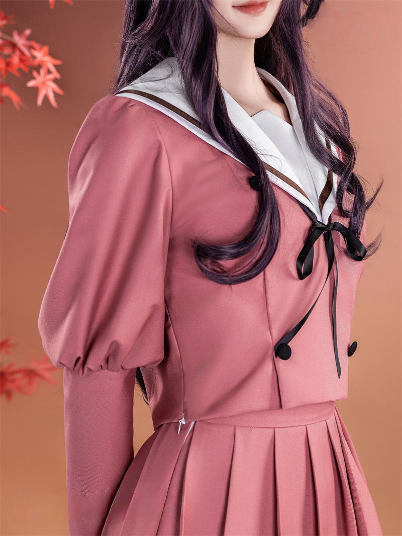 納品　Nakorara 薫る花は凛と咲く　和栗薫子　コスプレ衣装　ユニフォーム　女子制服　わぐり かおるこ　ウィッグ追加　学園祭　柔らかい生地　JK服　ハロウィン