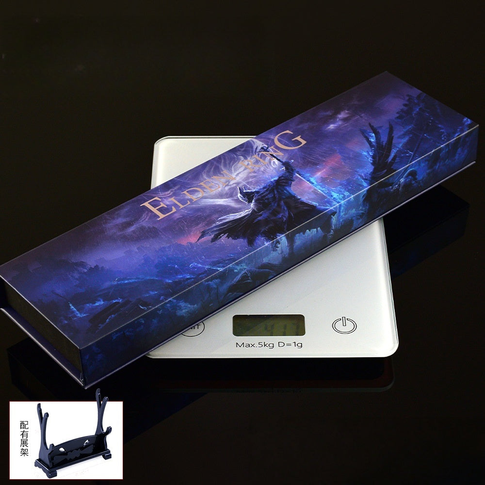 Nakorara　エルデンリング　ガーゴイルの黒剣 30㎝　227g　箱付き　ガーゴイルの大剣　ミニチュア　ミニ武器　工芸品　ダイキャスト製　萌えグッズ　武器モデル　アクセサリー　卓上装備品