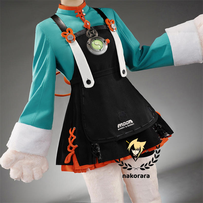 Nakorara ゼンレスゾーンゼロ  照 ざお クランプスの黒枝 　獣人　シリオン　コスプレ衣装　ウサギ　costume　イベント　尻尾＋ウィッグ＋爪追加可能　