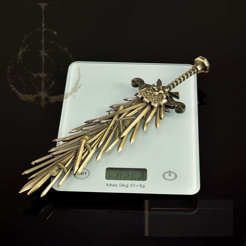 Nakorara　エルデンリング　剣接ぎの大剣　30cm　ミニチュア　工芸品　非実用性　武器モデル　装備品　ダイキャスト製　レプリカ