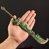 Nakorara　NARAKA:BLADEPOINT　  龍雀闊刀　大剣　30cm　ミニチュア　武器レプリカ　モデル　アクセサリー　 ナラカ　 工芸品　萌えグッズ　