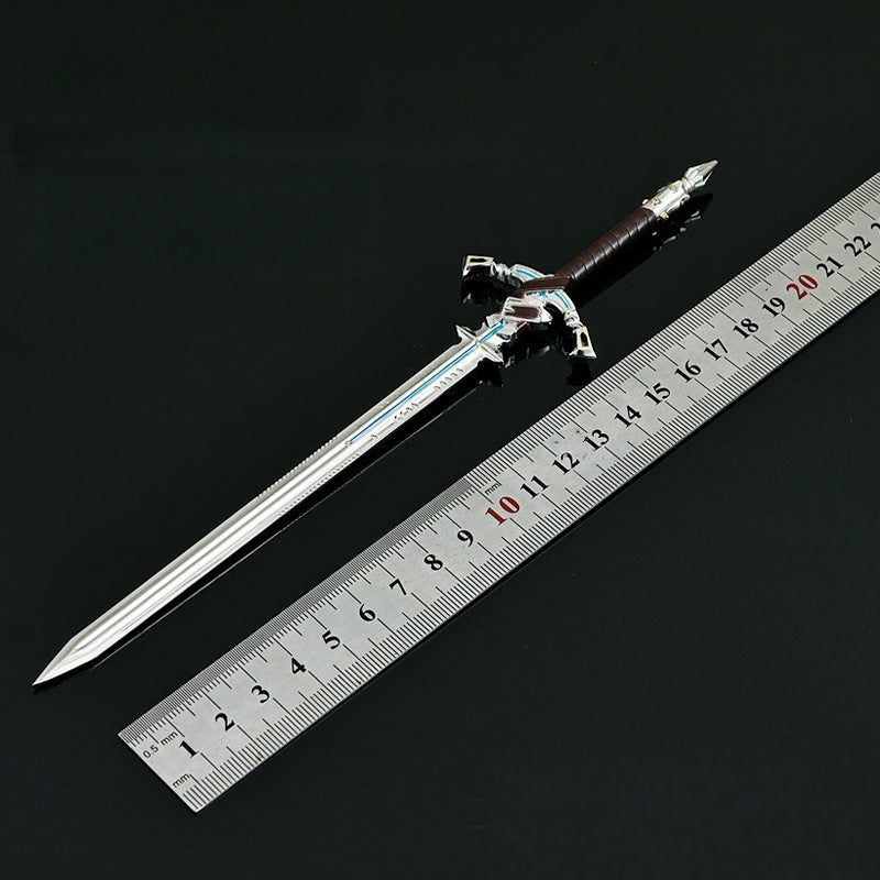 Nakorara　Arena Breakout: Hardcore ミニチュア　片手剣　22㎝　ミニ武器　モデル　レプリカ　萌えグッズ　FPS 　ダイキャスト製