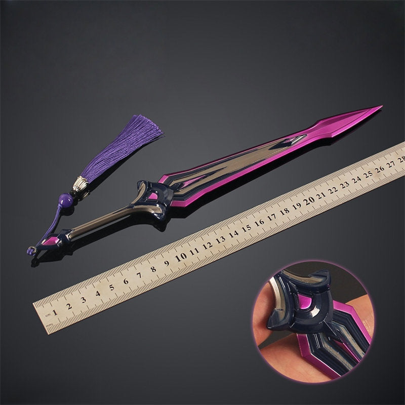 Nakorara　Valorant 　インターヘルム ソード　ミニチュア　29㎝　139g　武器レプリカ ヴァロラント 　工芸品　アクセサリー　武器ファン　