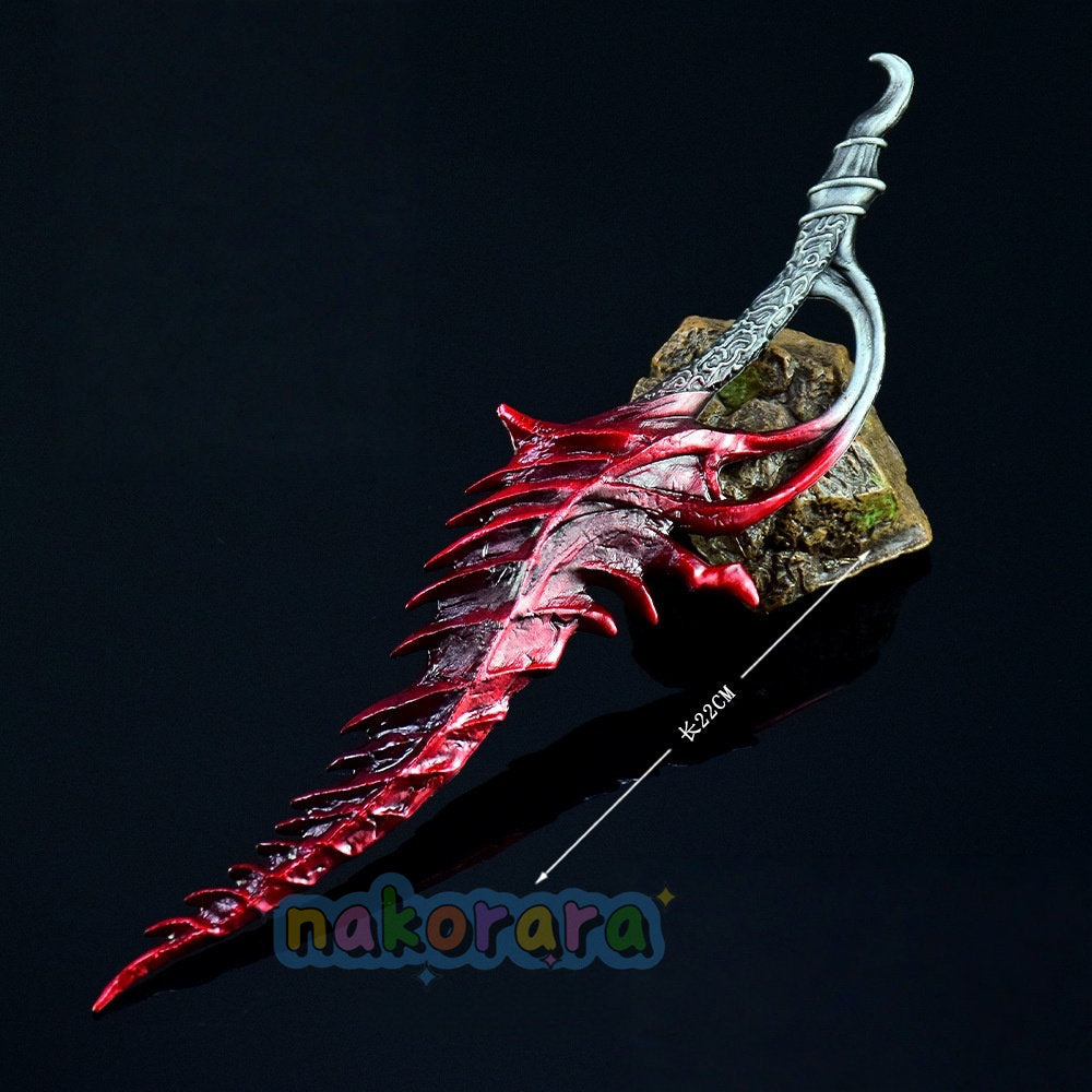Nakorara　エルデンリング レドゥビア　ミニチュア　22cm　98g　ダイキャスト製　武器レプリカ　モデル　萌えグッズ