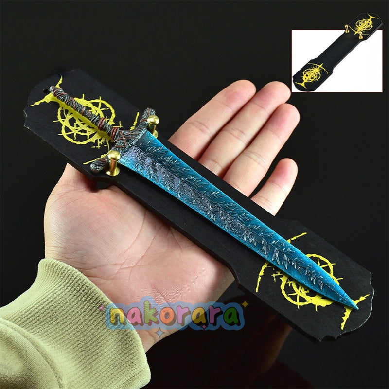 Nakorara　エルデンリング　暗月の大剣　22㎝　ミニチュア　ダイキャスト製　萌えグッズ　アクセサリー　ラニ　卓上装備品　118g