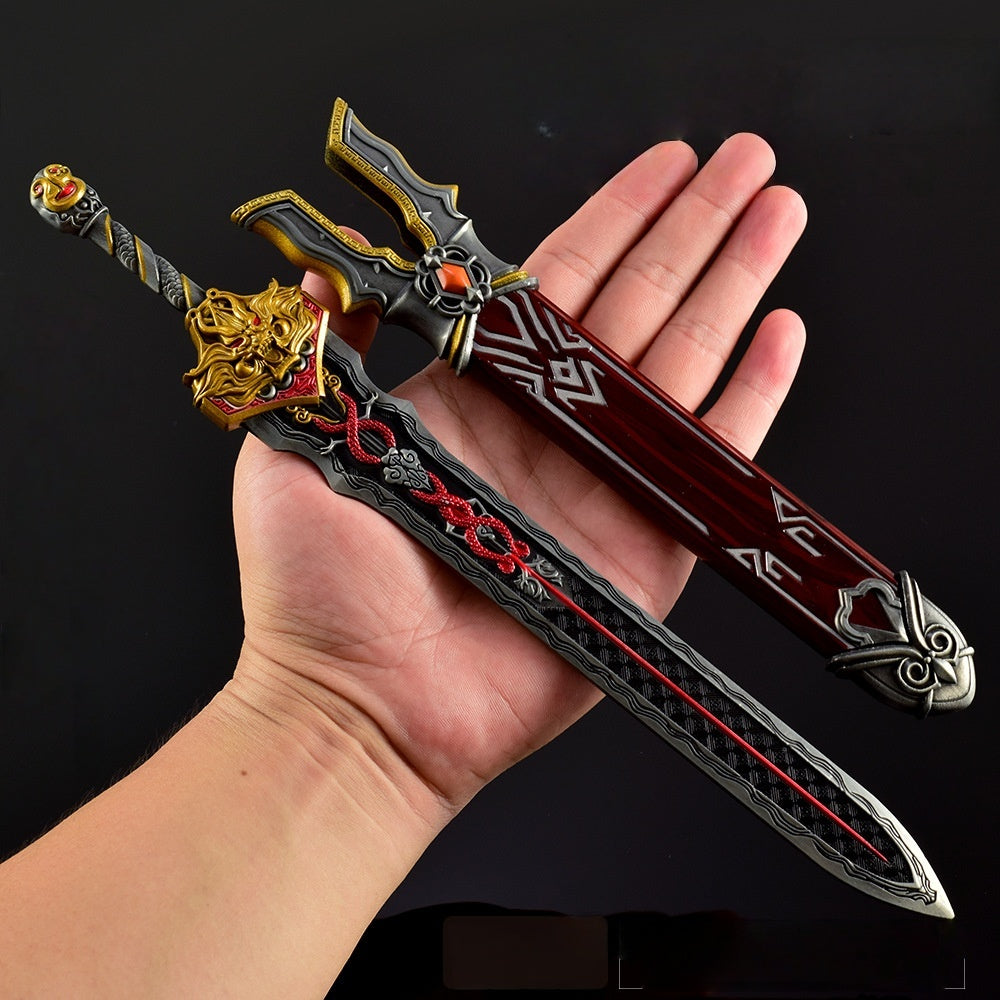 Nakorara　NARAKA: BLADEPOINT 龍泉剣　30cm　ミニチュア　ナラカ:ブレードポイント　工芸品　アクセサリー　モデル 　武器モデル　武器ファン　