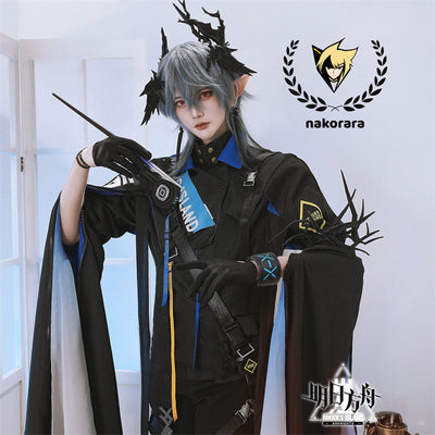 【最終処分】在庫限りで販売終了  Nakorara　アークナイツ ロゴス　コスプレ衣装　logos　イベント　仮装　髪飾り+ペン+道具追加可能　costume　Halloween　学園祭