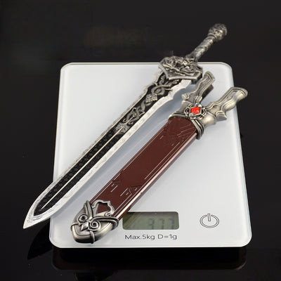 Nakorara　唐風　ミニチュア　武器レプリカ　モデル　ダイキャスト製　30cm　アクセサリー　おもちゃ　