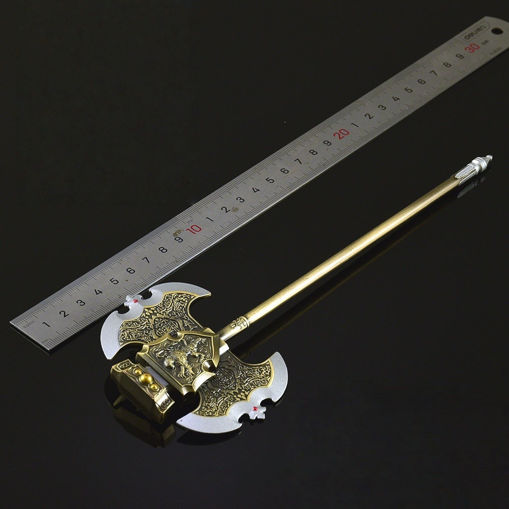 Nakorara　エルデンリング ゴドリックの王斧　ミニチュア モデル　23cm 　王斧　工芸品　ダイキャスト製 卓上装飾　