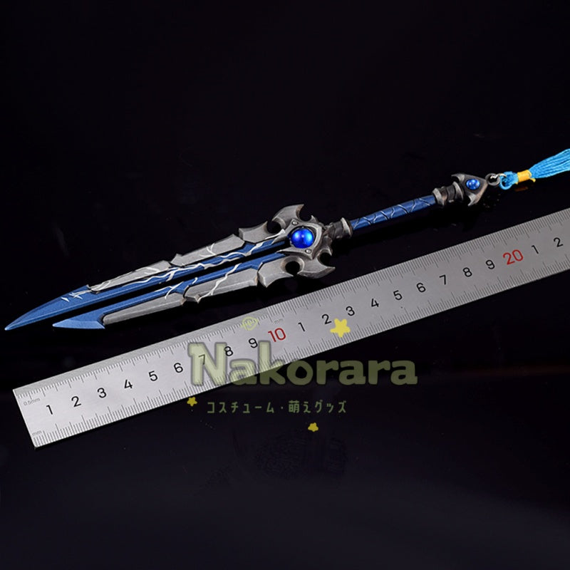 Nakorara　ワールド オブ ウォークラフト　ミニチュア　21㎝　WoW ダイキャスト製　萌えグッズ　アクセサリー　  World of Warcraft　  フィギュアスケート　武器ファン　装備品　工芸品　namini031