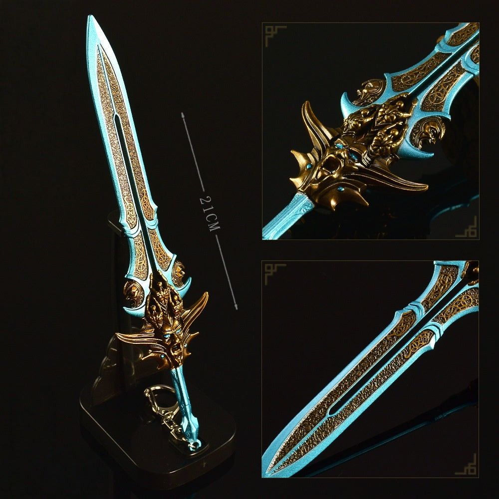 Nakorara　God of War: Ragnarök　ゴッド・オブ・ウォー　ラグナロク　  Blade of Olympus　ミニ武器　モデル　ソード　武器レプリカ　萌えグッズ　