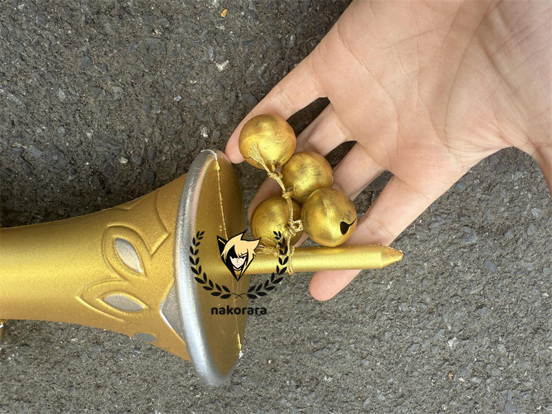 Nakorara　ゼンレスゾーンゼロ　怪啖屋 リュシア 法杖　コスプレ道具　音鳴り鈴 80cm　Lucia Elowen　PU製　撮影道具　武器model　アクセサリ　萌えグッズ　