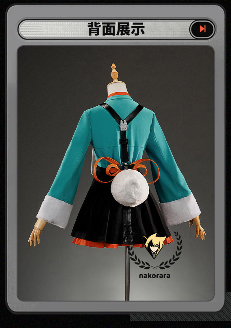 Nakorara ゼンレスゾーンゼロ  照 ざお クランプスの黒枝 　獣人　シリオン　コスプレ衣装　ウサギ　costume　イベント　尻尾＋ウィッグ＋爪追加可能　