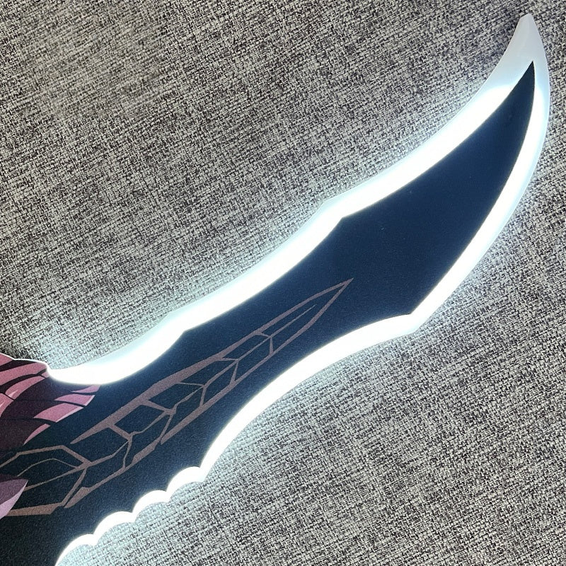Nakorara　俺だけレベルアップな件　ナイトキラー　カサカの毒牙　コスプレ道具　58㎝　52㎝　木刃　おもちゃ　発光　俺アラ　おもちゃ　萌えグッズ　アクセサリー　悪魔王の短剣