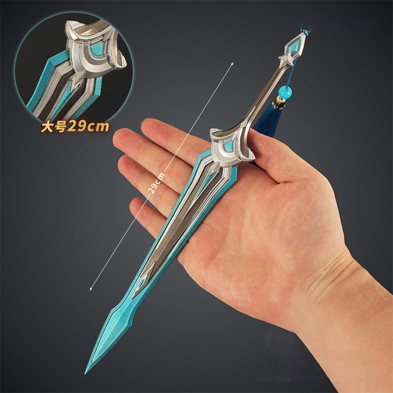 Nakorara　Valorant 　インターヘルム ソード　ミニチュア　29㎝　139g　武器レプリカ ヴァロラント 　工芸品　アクセサリー　武器ファン　