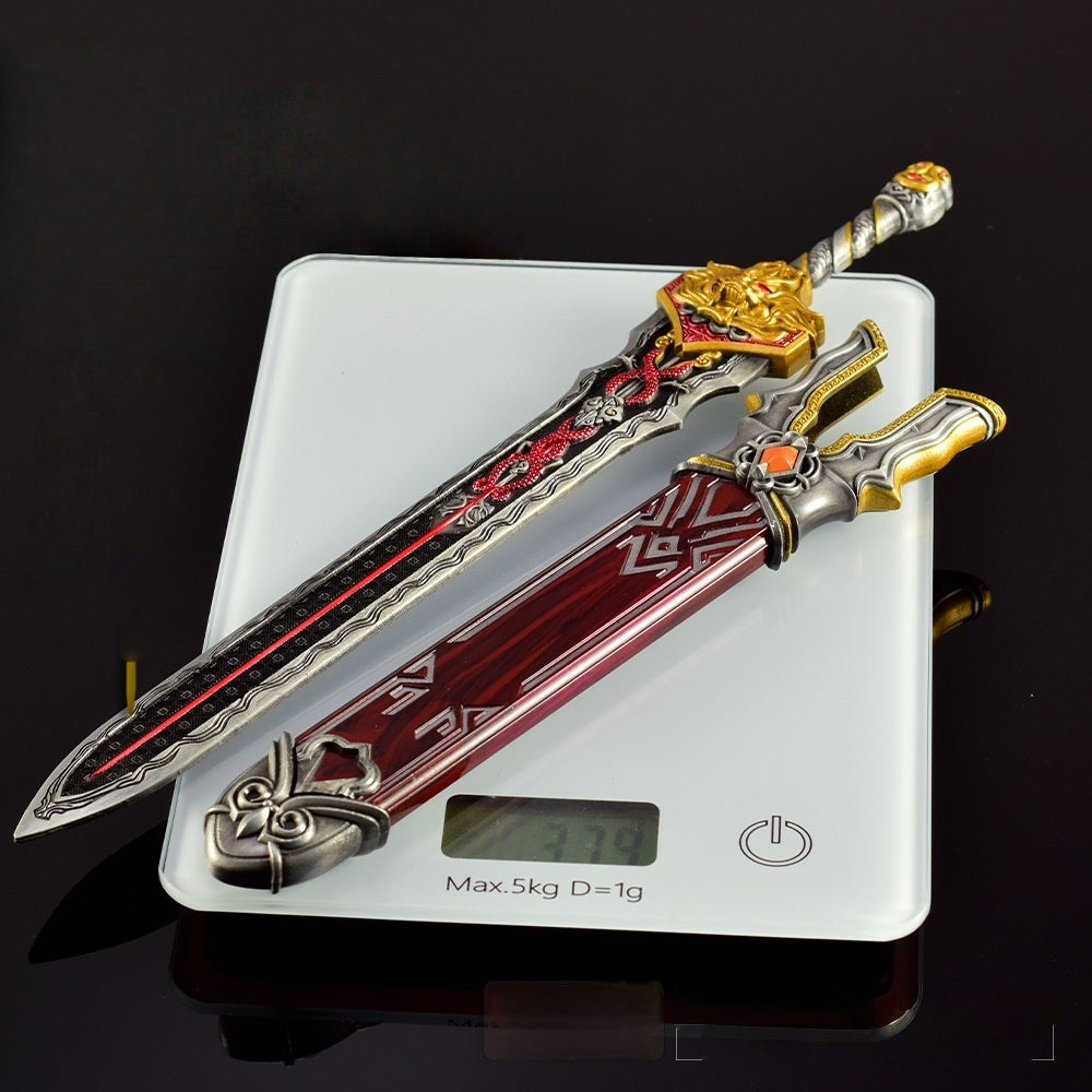 Nakorara　NARAKA: BLADEPOINT 龍泉剣　30cm　ミニチュア　ナラカ:ブレードポイント　工芸品　アクセサリー　モデル 　武器モデル　武器ファン　