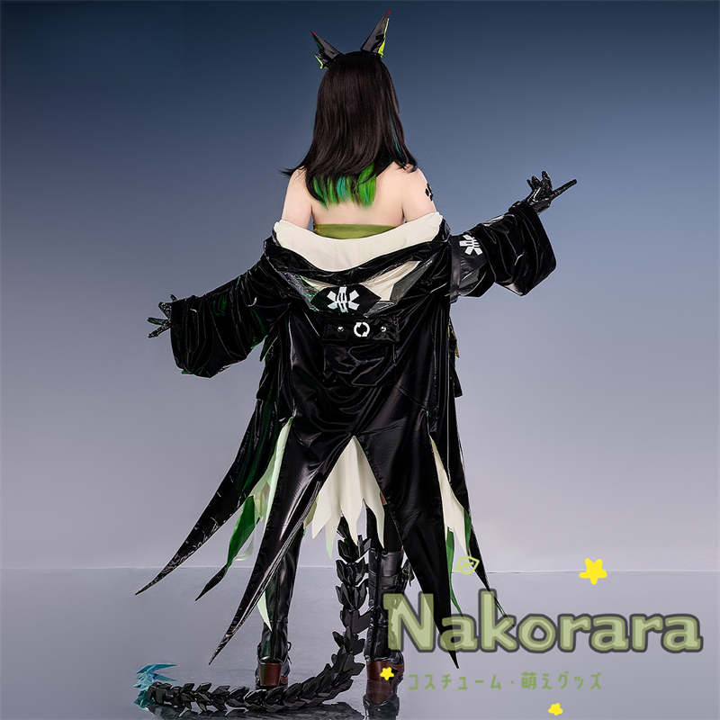納品　Nakorara　アークナイツ　モンスター　  Mon3tr　コスプレ衣装　ケルシー　耳飾り付き　召喚主　costume　仮装 ウィッグ+シューズ追加可能