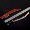Nakorara　エルデンリング ミニチュア 26cm　モーゴットの呪剣　湾刀　山賊の湾刀　刀　シミター　アクセサリー　武器モデル　ダイキャスト製　萌えグッズ