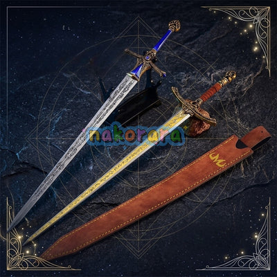 Nakorara　エルデンリング レラーナの双剣 　アクセサリー　ミニチュア　76ｇ　二本の剣　双月の騎士レラーナ」　30㎝　萌えグッズ　武器レプリカ　ELDENRING　DLC 　武器模型